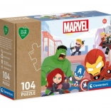 Puzzle CLEMENTONI Play for Future Marvel Avengers 104 pièces