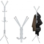 Portemanteau sur pied blanc