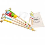 Croquet en bois pour enfants de jardin BIGJIGS TOYS