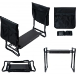 Genouillère de jardin pliable avec compartiments de rangement