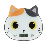 Balance de cuisine numérique en forme de chat