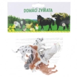 Animaux en plastique – chiens, lot de 5 pièces