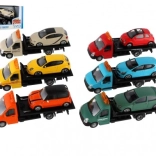 Bburago dépanneuse avec voiture 1:43, modèle métal 21 cm, plusieurs couleurs