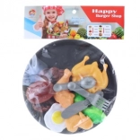 Ensemble de repas avec plateau en plastique pour enfants