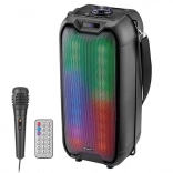 haut-parleur sans fil tracer tower led tws bluetooth avec karaoké