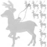 Décorations de Noël - ensemble de 9 rennes