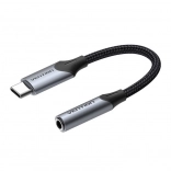 Adaptateur audio USB‑C mâle vers prise jack 3,5 mm femelle Vention BGJHA 0,1 m
