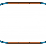 Sous-couche Piko pour ensemble de voies A – ovale de base H0