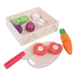 Légumes à découper en boîte BIGJIGS TOYS