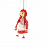 Marionnette en bois Petit Chaperon Rouge