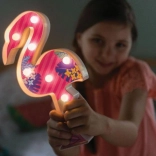 Veilleuse Flamant Rose à Monter au Design Modulable