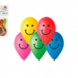 Ballons gonflables avec impression Smile 10 cm