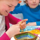 Kit artistique de tissage de paniers