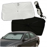 Pare-soleil pliable pour pare-brise de voiture 65 × 110 cm