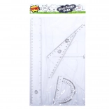 ensemble géométrique transparent