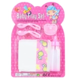 Set d’accessoires pour poupées avec biberon, couche et tétine