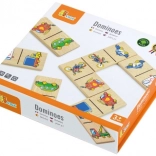 Dominos en bois Voitures