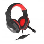 Casque gaming GENESIS Argon 110 avec microphone noir‑rouge