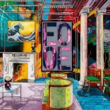 Puzzle 1000 pièces Chambre avec vague