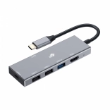 Hub USB-C 7-en-1 avec HDMI, USB, PD et lecteur de cartes