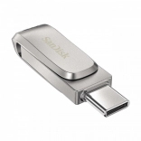 SanDisk Ultra Dual Drive Luxe 256 Go USB 3.1 Type‑C/USB‑A clé USB en métal