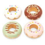 Set de donuts en bois
