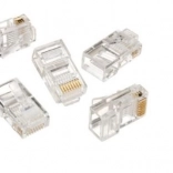 Connecteur réseau RJ45 pour conducteur plein (100 pcs)