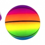 Ballon de basket en caoutchouc 23 cm dans un filet