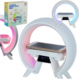 Lampe RGB avec chargeur sans fil et radio