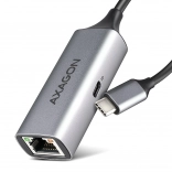 Carte réseau USB‑C Gigabit avec alimentation pass‑through PD 100 W AXAGON