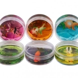 Slime transparent avec poisson