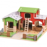 Ferme en bois COBBLESTONE Bigjigs Toys