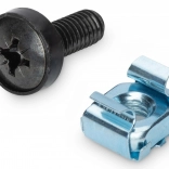 Kit de montage M6 pour rack 10" et 19", 50 pièces, noir – DIGITUS