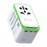 Adaptateur universel de voyage avec hotspot Wi‑Fi 4G/LTE GLOCALME Roamplug (70 W)