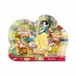 Puzzle Blanche-Neige et les sept nains 25 pièces