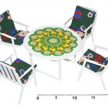 Ensemble table et 4 chaises pour poupées