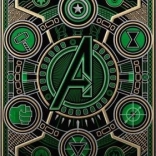 Cartes Avengers paquet vert