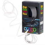 Éclairage LED ambiant pour voiture USB / 12 V, ruban 5 m – Blanc