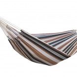 Hamac brésilien de jardin pour deux avec étui 200 × 150 cm