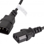 Câble d’alimentation rallonge LANBERG IEC C13 – C14, 1,8 m, noir
