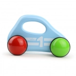 Voiture de course bleue Vilac Coccinelle – petite voiture en bois pour enfants