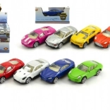 Voiture miniature en métal 8 cm à roue libre dans une boîte cadeau