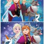 Puzzle 2×24 RAVENSBURGER La Reine des neiges – Les amis