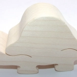 Fauna figurine en bois tortue