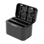 Étui de recharge pour batteries et cartes mémoire pour Insta360 X4 - noir