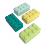 Gommes scolaires LEGO 8 pcs – briques effaçables colorées