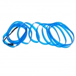 Câble lumineux LED d’ambiance 3 m avec adaptateur USB et 12 V – Bleu