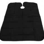 Cape de coupe de coiffeur en nylon 140 × 100 cm, noire