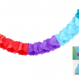 Guirlande en papier colorée 3 m