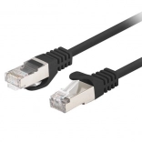 Câble patch Cat.6 FTP 1,5 m – lot de 10 pièces, noir